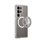 AmazingThing Minimal Mag Case with Magnetic Ring and Magnetic Ring for Samsung Galaxy S25 Ultra - Transparent