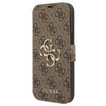 Guess GUBKP13X4GMGBR iPhone 13 Pro Max 6.7 &quot;brown / brown book 4G Big Metal Logo