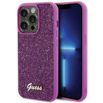 Guess Disco Metal Script case for iPhone 15 Pro - pink