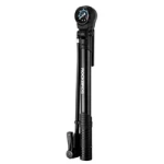 Rockbros 42310006001 bicycle pump with pressure gauge - black