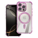 Futerał ANTISHOCK ELECTRO do IPHONE 16 Plus kompatybilny z MagSafe purpurowy