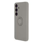 Nakładka Finger Ring do Samsung Galaxy S24 jasnoszary