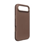 Pure Icon Mag Pro Liquid Silicone Case for iPhone 17 Air, MagSafe Compatible, with Camera Protection and Aluminum Buttons - Brown