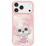 Etui Nimmy Big Eyed Pet 2.0 Dog do iPhone 17 różowy