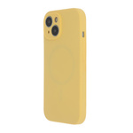 Nakładka Soft Touch Mag do iPhone 15 Pro Max 6,7" pastelowy żółty