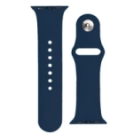 Silicone Strap APS for Apple Watch 42/44/45mm Strap Watch Bracelet - Dark Blue