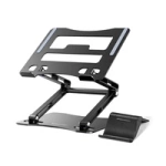 Wozinsky WRS-CPY75DSB Aluminum Laptop and Tablet Stand + Free Smartphone Stand - Black