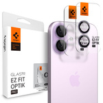 OSŁONA APARATU SPIGEN OPTIK PRO GLAS.TR ”EZ FIT” CAMERA PROTECTOR 2-PACK IPHONE 16 / 16 PLUS / 17 PURPLE