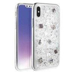 UNIQ etui Lumence Clear iPhone Xs Max srebrny/Perivvinkle silver
