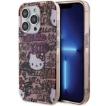 Hello Kitty IML Tags Graffiti case for iPhone 15 Pro - pink
