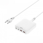 Ładowarka sieciowa PODRÓŻNA REMAX DONGFENG 65W RP-U183 GaN PD QC 2xUSB-C/2xUSB WHITE