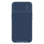 Nillkin Textured S Case for iPhone 14, armored cover with camera cover, blue