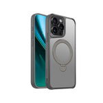 Nakładka Etteri Matt Mag Ring do iPhone 15 Pro Max 6,7" szara
