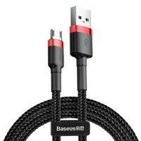 Baseus Cafule Cable - Dwustronny kabel połączeniowy micro USB na USB QC 3.0, 1.5 A, 2 m (czerwony/czarny)