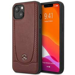 Case IPHONE 14 Mercedes Leather Urban Line (MEHCP14SARMRE) red