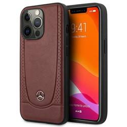 Case IPHONE 14 PRO MAX Mercedes Leather Urban Line (MEHCP14XARMRE) red