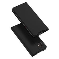 Case SAMSUNG GALAXY XCOVER 6 PRO with a Flip Dux Ducis Skin Leather black
