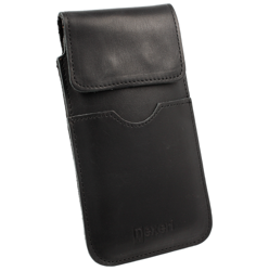 Holster IPHONE 6 / 7 / 8 / SE 2020 Leather Belt Vertical Opening Wallet Nexeri Flap black