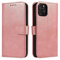 Magnet Case Elegant Case Cover Flip Cover for Xiaomi Redmi Note 11 Pro + 5G / 11 Pro 5G / 11 Pro Pink