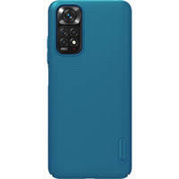 Nillkin Super Frosted Shield toughened cover + stand for Xiaomi Redmi Note 11S / Note 11 blue