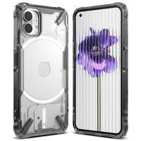 Ringke Fusion X case armored cover with Nothing Phone 1 frame gray (FX667E53)