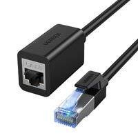 Ugreen przedłużacz kabel internetowy Ethernet RJ45 Cat8 40000 Mbps/ 40 Gbps 1m czarny (NW192 50199)