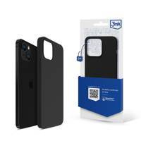 iPhone 13 mini silicone case from the 3mk Silicone Case series - black