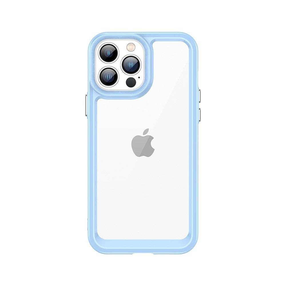 Outer Space Case for iPhone 12 Pro hard cover with gel frame blue | Apple \  Seria 12 \ iPhone 12 / 12 Pro Hurtel | Akces4tel