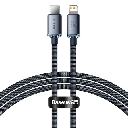 Baseus Crystal Shine Series Fast Charging Data Cable Type-C to iP 20W 1.2m Black