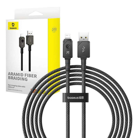 Fast Charging Cable Baseus 2.4A 2M (Black)
