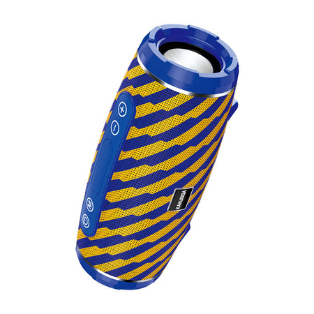 Głośnik Bluetooth 5.0 Bezprzewodowy KAKU Sports Bluetooth Speaker (KSC-600) niebiesko-żółty