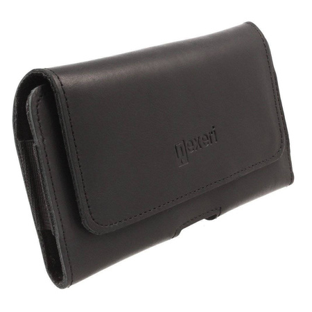 Kabura skórzana SAMSUNG GALAXY S20 ULTRA / S21 ULTRA / HUAWEI P SMART 2021 / XIAOMI MI 10T/10T PRO do paska Nexeri 3D Crazy czarne