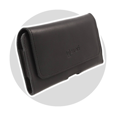 Kabura skórzana SAMSUNG GALAXY S20 ULTRA / S21 ULTRA / HUAWEI P SMART 2021 / XIAOMI MI 10T/10T PRO do paska Nexeri 3D Crazy czarne