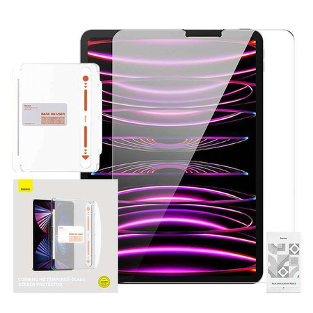 Tempered Glass IPAD PRO 11 (18 / 20 / 21) / AIR (20 / 22) Tempered Glass Baseus Clear