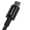 Baseus Superior kabel przewód USB Typ C - USB Typ C szybkie ładowanie Quick Charge / Power Delivery / FCP 100W 5A 20V 1m czarny (CATYS-B01)