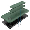 Wozinsky Kickstand Case elastyczne silikonowe etui z podstawką Samsung Galaxy A42 5G czarny