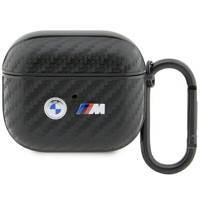 BMW BMA3WMPUCA2 AirPods 3 Gen Cover schwarz/schwarz Carbon Double Metal Logo