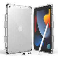 Ringke Fusion Case Cover mit Gelrahmen für iPad 10.2 '' 2021/2020/2019 schwarz und transparent