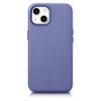 iCarer Case Leather genuine leather case for iPhone 14 Plus hellviolett () (MagSafe compatible)