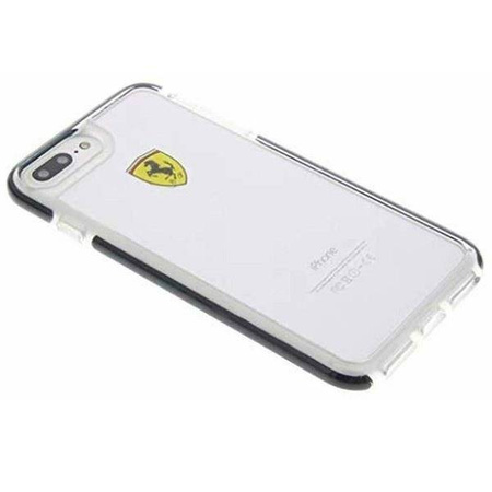 Ferrari Hardcase FEGLHCP7LBK iPhone 7 Pl us Shockproof transparent black