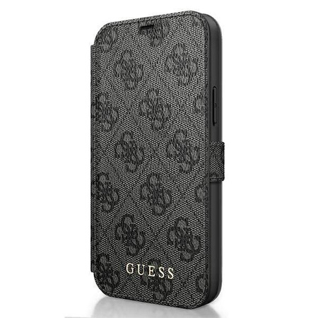 Guess GUFLBKSP12S4GG iPhone 12 mini szary/grey book 4G Charms Collection
