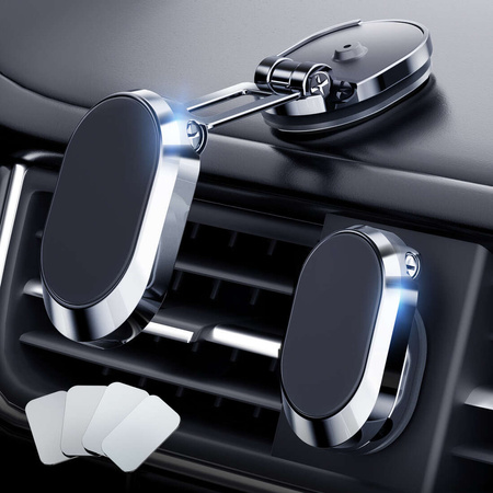 Magnetic Folding Car Holder for Dashboard Nexeri black