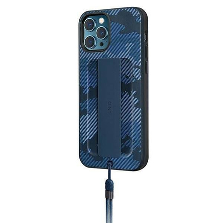 UNIQ etui Heldro iPhone 12 Pro Max 6,7" niebieski moro/marine camo Antimicrobial