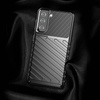 Thunder Case elastyczne pancerne etui pokrowiec Samsung Galaxy S21 FE czarny