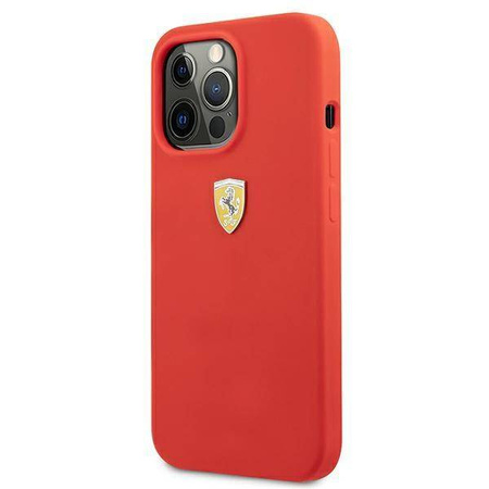 Ferrari FESIHCP13XRE iPhone 13 Pro Max 6.7 &quot;rot / rotes Hartschalenetui aus Silikon
