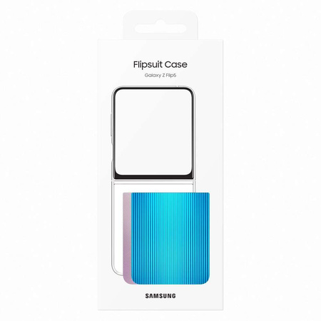 FlipSuit silicone case for Samsung Galaxy Z Flip 5 - transparent