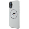Schutzhülle IPHONE 16 Karl Lagerfeld Silicone Double Heads&Circle MagSafe beige