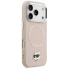 Karl Lagerfeld Choupette Pin MagSafe Case für iPhone 17 Pro - Pink