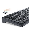 Ugreen MK006 2,4 GHz kabelloses Maus- und Tastaturset – Schwarz