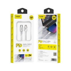 FONENG Kabel X31 USB-C - Lightning PD 20W 2M weiss